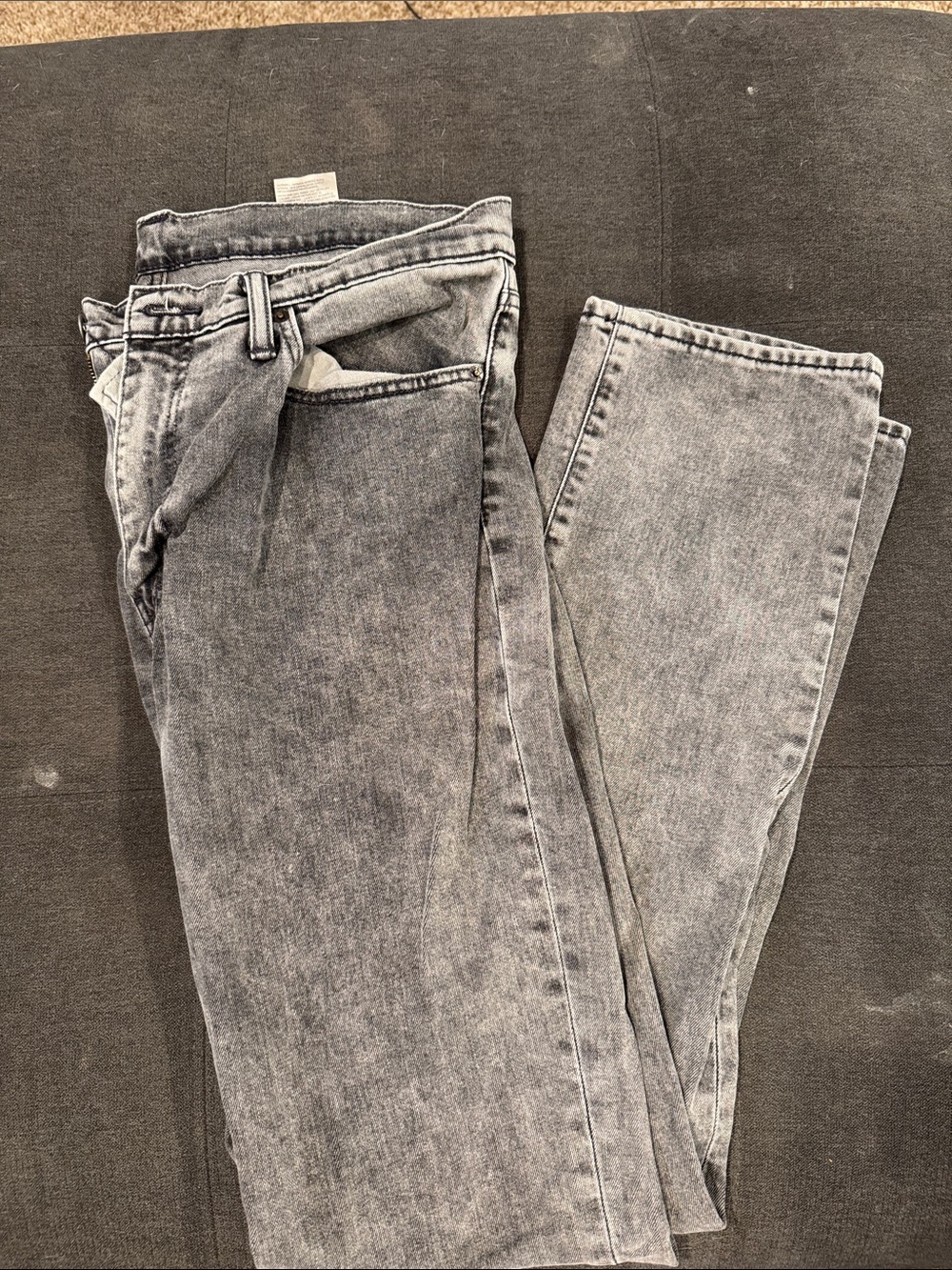 MENS Levi's Gray Acid-Wash Jeans